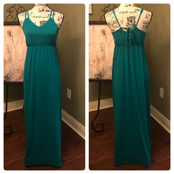 Willi Smith Dresses & Skirts - Teal Maxi Dress